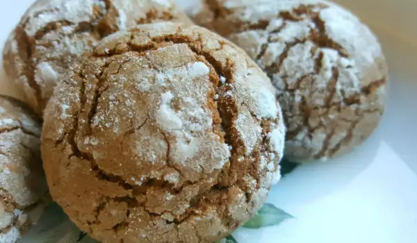 Leichte Crinkle Cookies