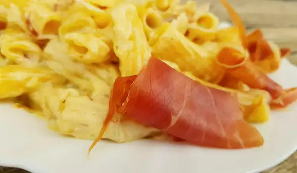 Pasta mit Austernseitlingen und Prosciutto