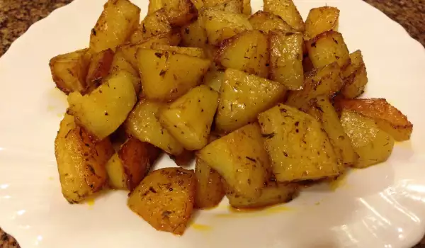 Würzige Kartoffeln in Alufolie