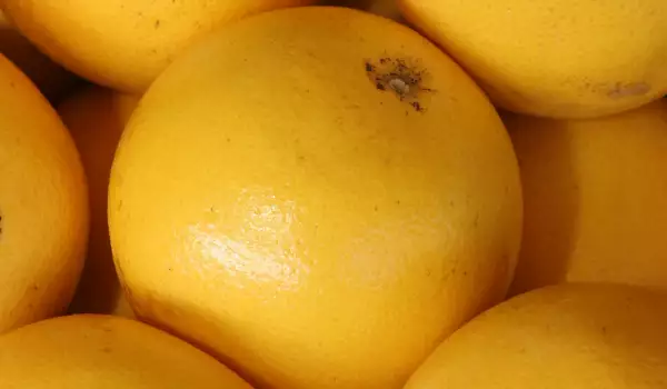 Gelbe Pomelo
