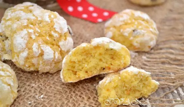 Weihnachts Orangenplätzchen mit Schokotropfen