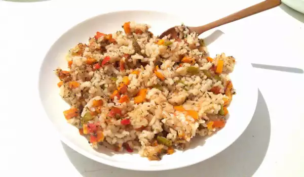 Veganer Reis im Ofen