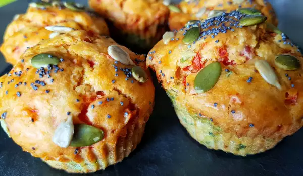 Spektakuläre vegane herzhafte Muffins