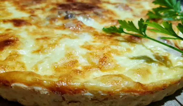 Quiche mit Hähnchen und Pilzen