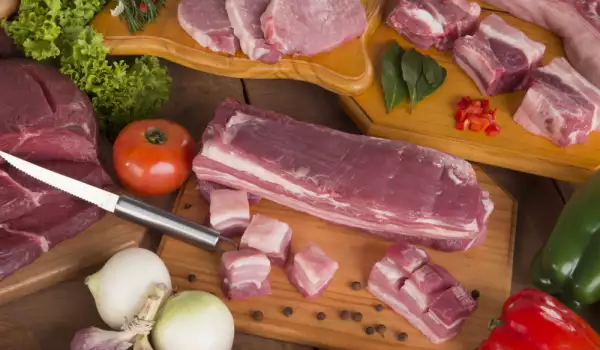 Schweinefleisch für Bacon
