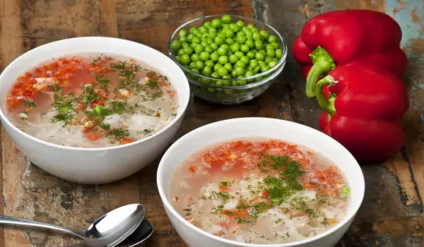 Suppe aus Sauerkrautsaft