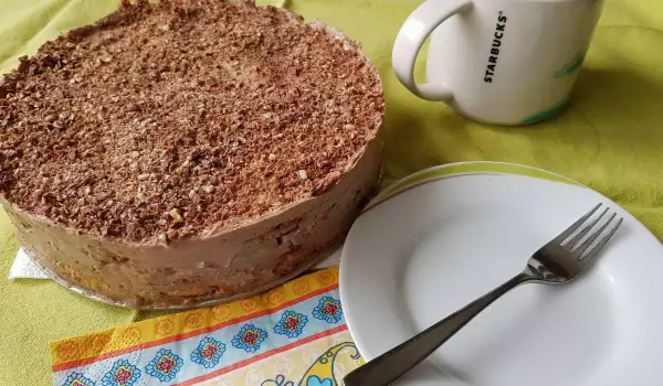 Schoko-Keks-Torte mit Saurer Sahne