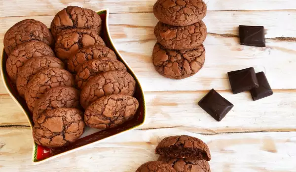 Crinkle Schoko Cookies