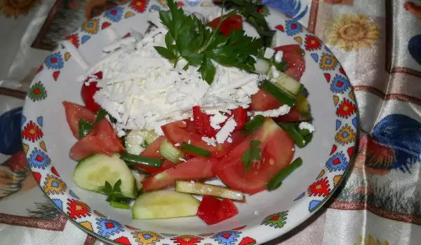 Pikanter Schopska Salat