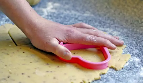 Plätzchen aus Zuckerteig