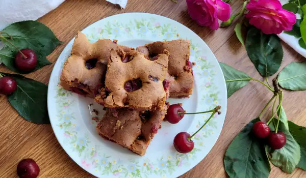 Schoko-Sauerkirsch-Kuchen