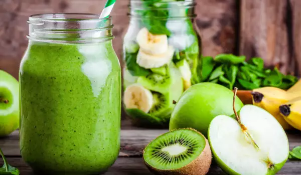 Kiwi-Apfel-Smoothie gegen Grippe