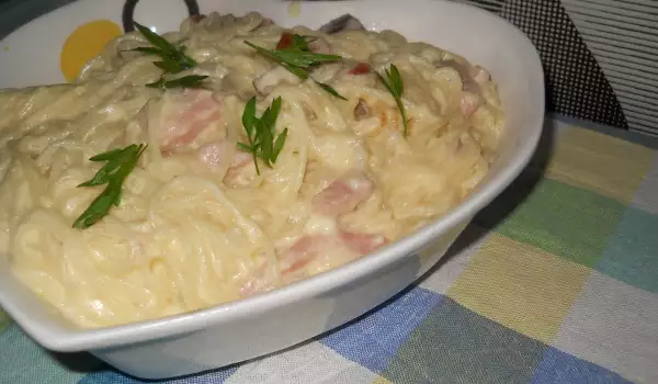 Spaghetti Carbonara im Multicooker