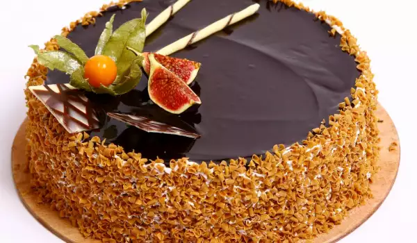Torte mit Krokant
