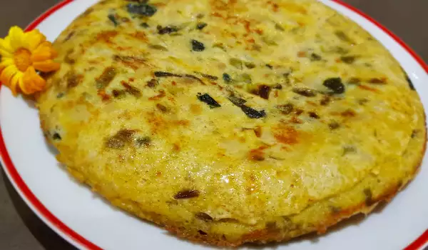 Tortilla mit Kartoffeln und Gemüse