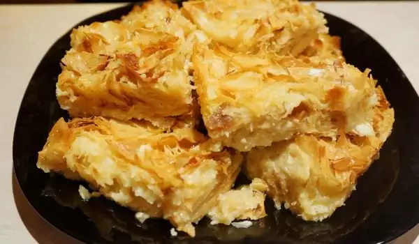 Milch Banitsa mit türkischem Yufka