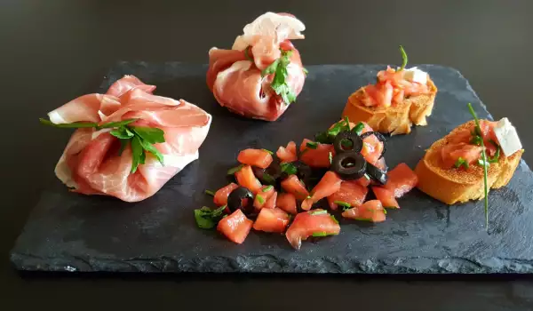 Jamón servieren