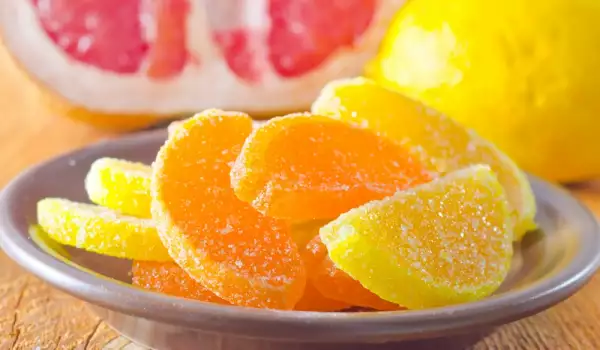 Kandierte Orangen und Zitronen