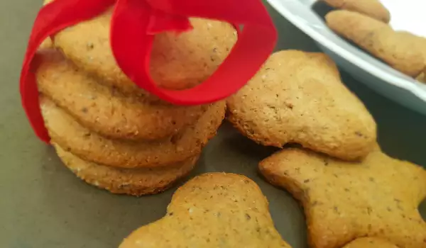 Gesunde hausgemachte Kekse mit Chiasamen