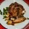 Lammbraten mit Lauchzwiebeln