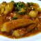Okraschoten mit Tomatensoße