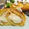 Leckere Bananenrolle mit Quark und Sahne