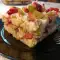 Löffelbiskuit Torte mit Joghurt und Obst