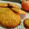 Kekse mit Äpfeln und Sahne