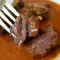 Göttliches Kalbfleisch mit Whiskey und Pflaumen