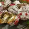 Heidelbeer Cupcakes - Weihnachtsspielzeuge mit Füllung
