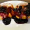 Buñuelos mit Quark und Heidelbeeren