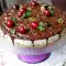 Kirschkäsekuchen mit Schokoglasur