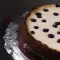 Gebackener Cheesecake mit frischen Brombeeren