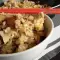 Chinesisches Hähnchen mit Reis und Shiitake Pilzen