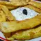Zucchinichips auf Griechische Art