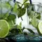 Alkoholfreier Mojito mit Limette