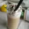 Kakao Frappé mit Rum und Sahne