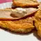 Pfannkuchen mit Haferkleie und Schinken