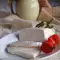 Hausgemachter Ziegenkäse