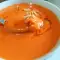 Kalte Tomatensuppe mit Thunfisch