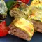 Eierröllchen mit Spinat und Käse