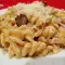 Fusilli mit Speck, Sahne und Trüffel