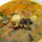 Pilzsuppe mit Lauch und Kartoffeln