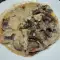 Schweinesteaks mit Pilzen und Sahne