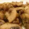 Pilze mit Butter, Knoblauch und Dill