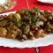 Pilzragout mit Lauchzwiebeln