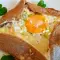 Bretonische Galettes mit vier Käsesorten