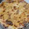 Französisches Gratin mit Käse und Sahne
