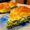 Griechischer Pie Spanakopita (Σπανακόπιτα)