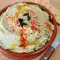 Hummus mit Brennnesseln